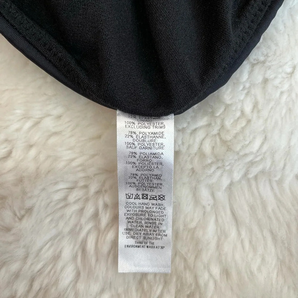 ASOS Swim Black High Waisted Cheeky Swim Bikini Bottoms 0 Women’s - Picture 8 of 9